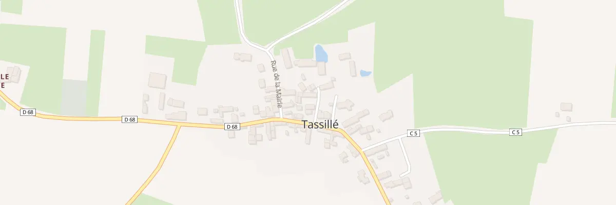 Plan du 2 Imp de la Verrerie à Tassillé