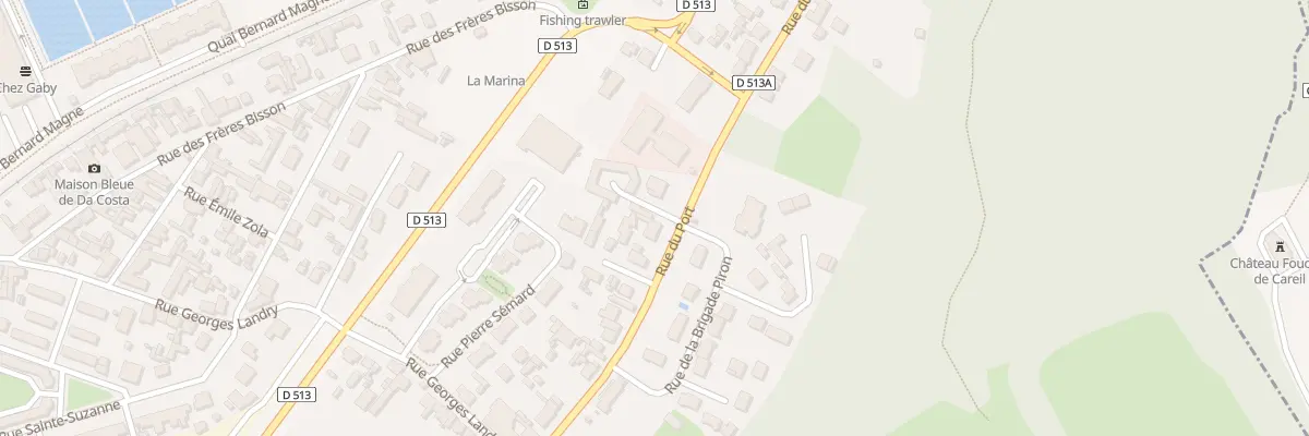 Plan du 55 Rue du Port à Dives-sur-Mer