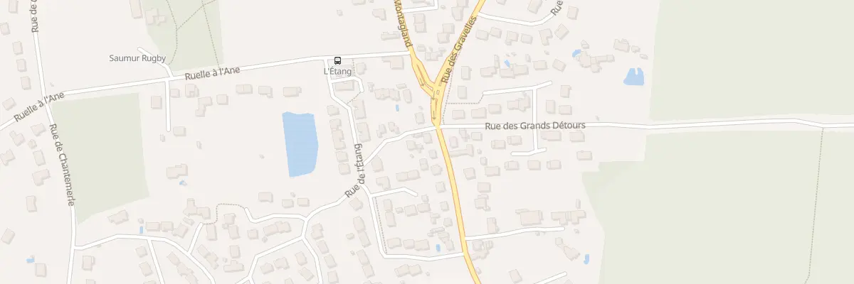 Plan du 92 Rue de Montagland à Saumur
