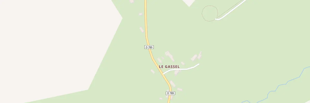 Plan du 291 Le Gassel Nord à Boucé