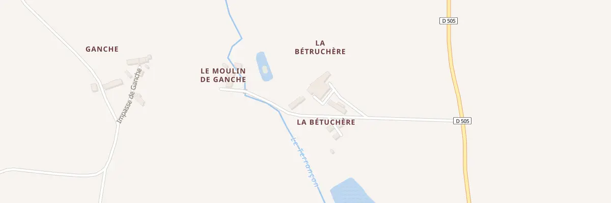 Plan du 4 La Bétruchère à Champfrémont
