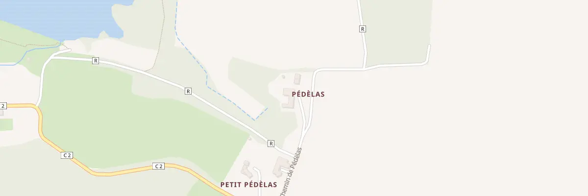 Plan du 141 Che de Pedelas à Lagrange