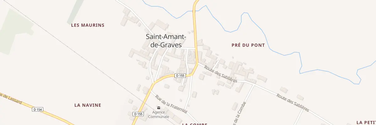 Plan du 4 Rue du Cagouillard à Graves-Saint-Amant