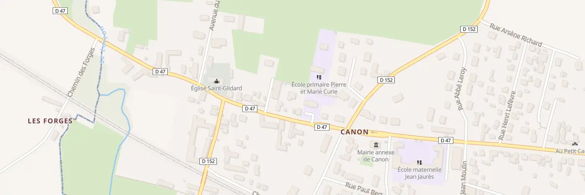Plan du 260 Av Jean Jaurès à Mézidon Vallée d’Auge