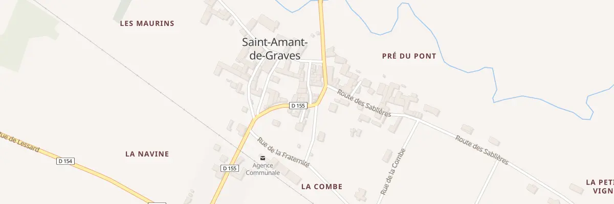 Plan du 1 Rue du Cagouillard à Graves-Saint-Amant