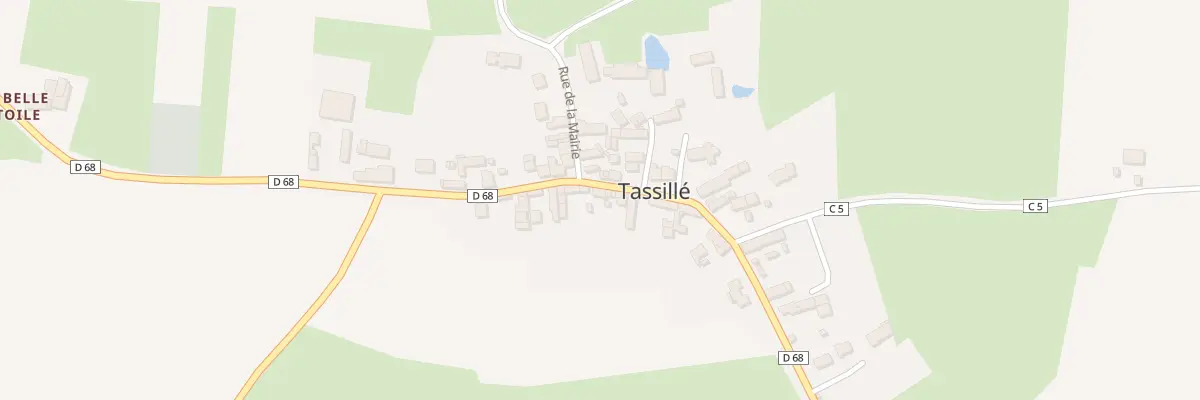 Plan du 8 Rue Principale à Tassillé