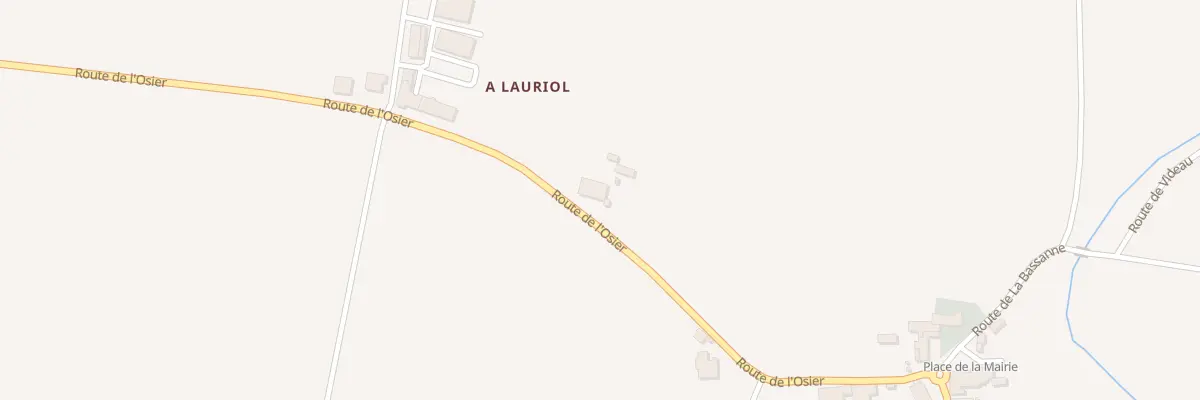Plan du 41 A Lauriol à Bassanne