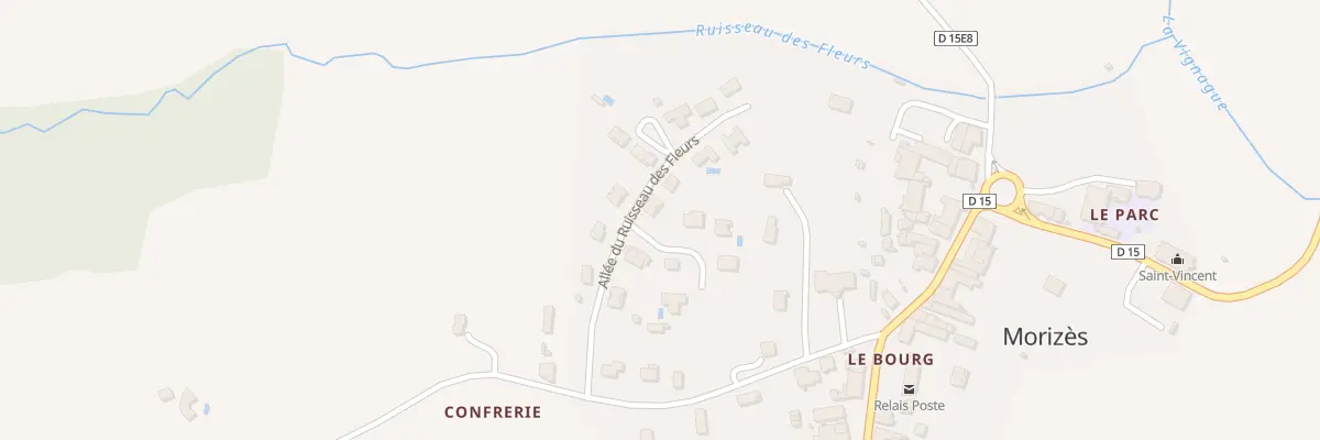 Plan du 18 All du Ruisseau des Fleurs à Morizès