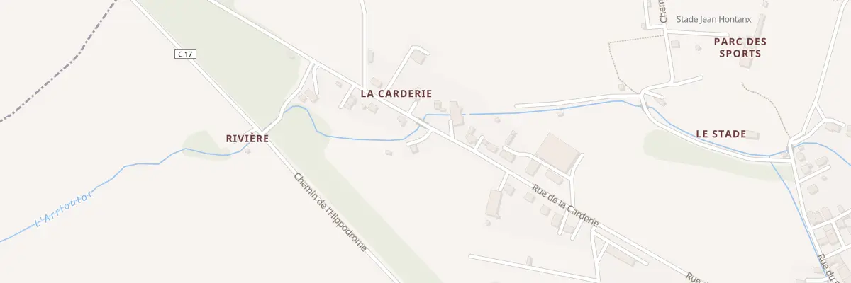 Plan du 29 Rue de la Carderie à Riscle