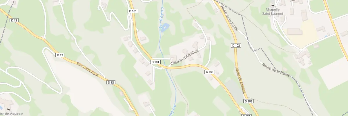 Plan du 12 Rte d’Argelés à Saint-Savin