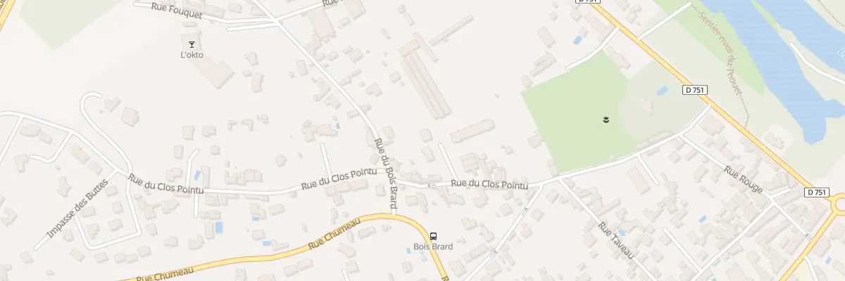 Plan du 36B Rue du Clos Pointu St Hilaire à Saumur