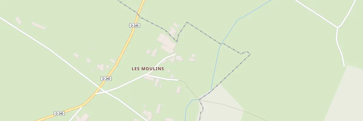 Plan du 14 Les Moulins à Nécy