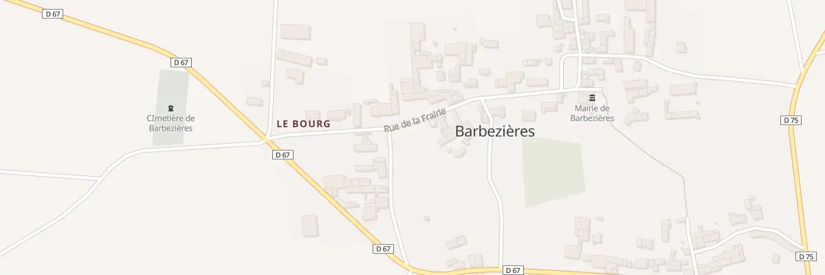Plan du 19 Rue de la Frairie à Barbezières