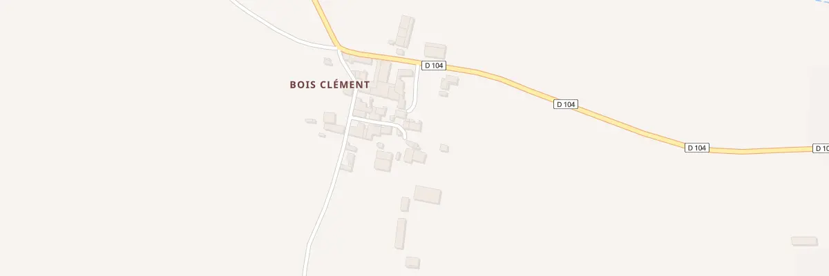 Plan du 5216 Bois Clement à Couture-d’Argenson