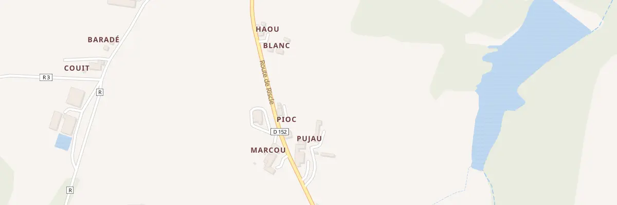 Plan du 5009 Pioc à Saint-Griède