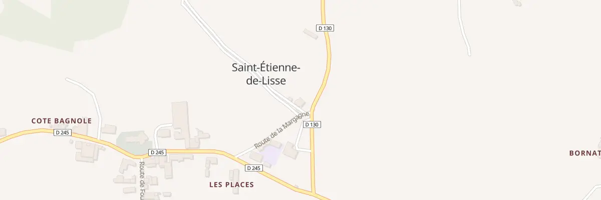 Plan du 75 Rabat Margagne à Saint-Étienne-de-Lisse