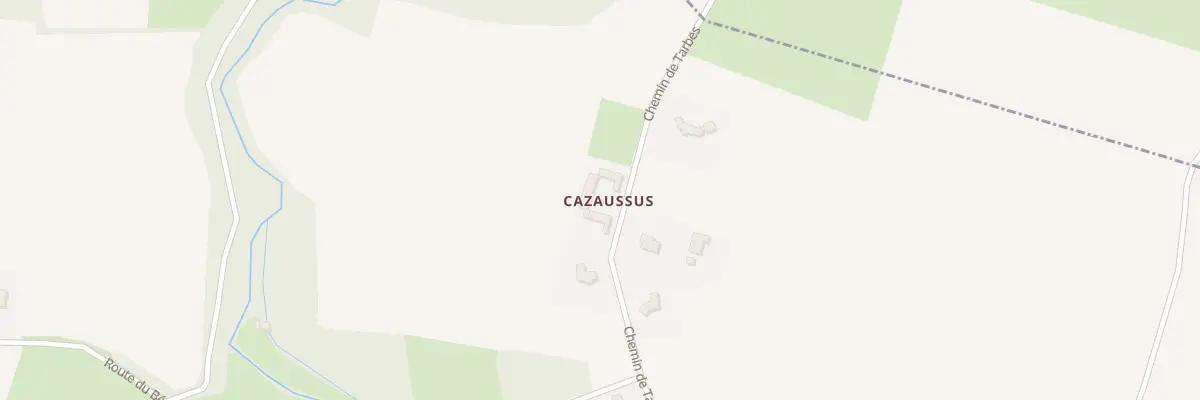 Plan du 7 Che de Tarbes à Saubole