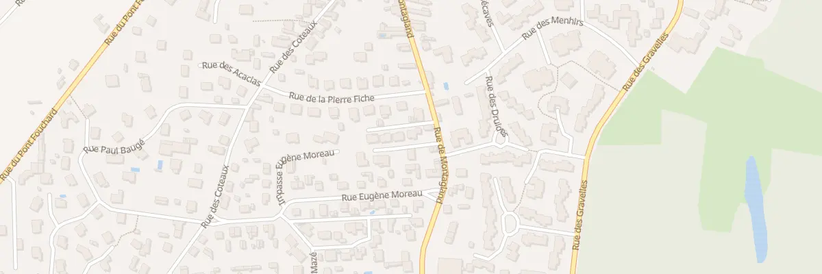 Plan du 20 Rue de Montagland à Saumur