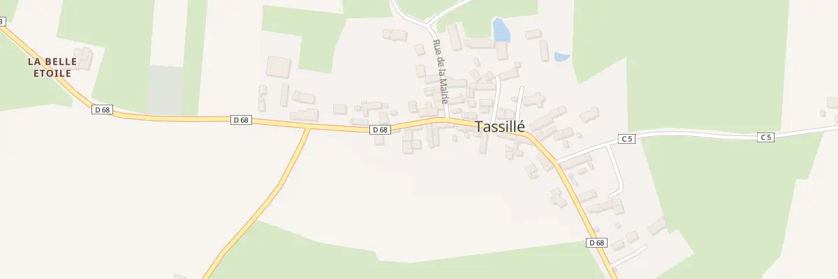 Plan du 4 Rue Principale à Tassillé