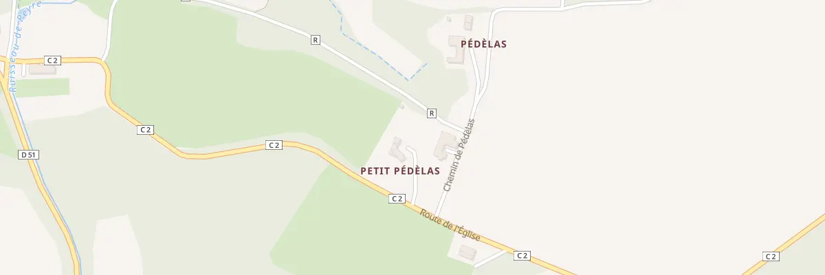 Plan du 2150 Rte de l’Eglise à Lagrange