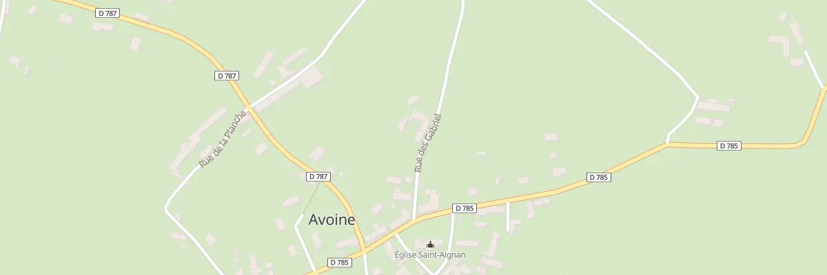 Plan du 95 Le Bourg à Avoine