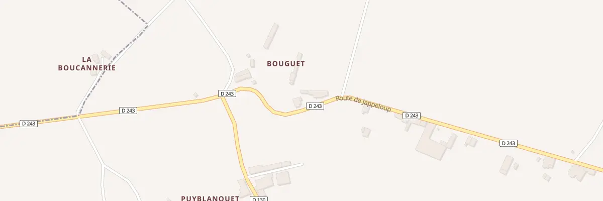 Plan du 2 Bouguet à Saint-Étienne-de-Lisse