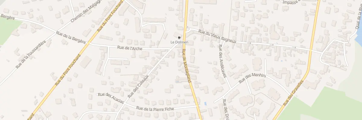 Plan du 6 Rue de Montagland à Saumur