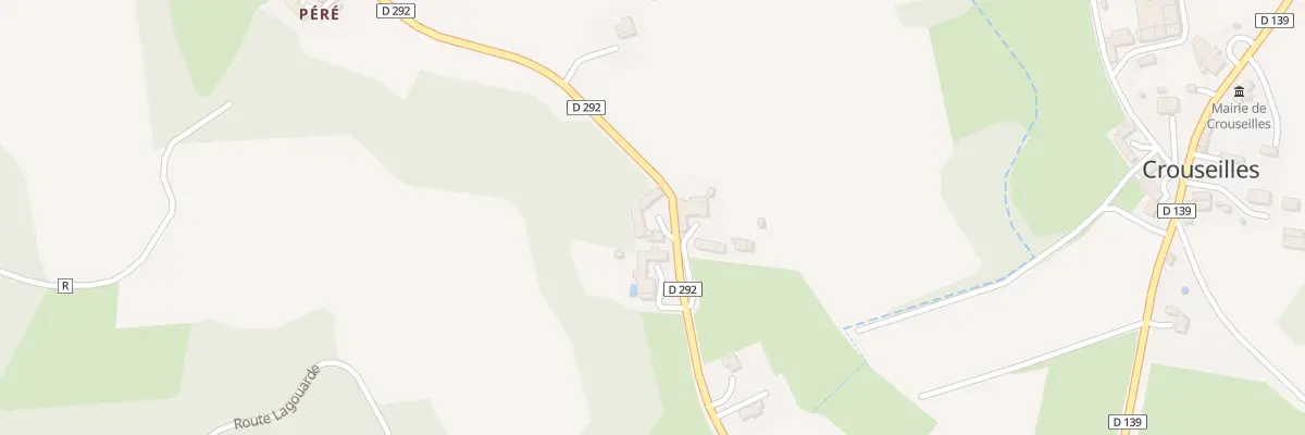 Plan du 5 Rte d’Arrosès à Crouseilles