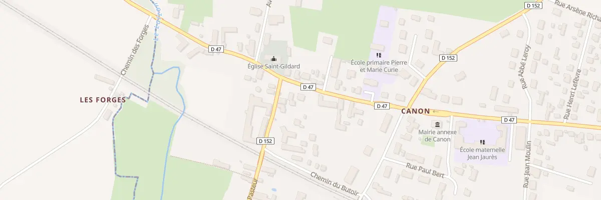 Plan du 241 Av Jean Jaurès à Mézidon Vallée d’Auge
