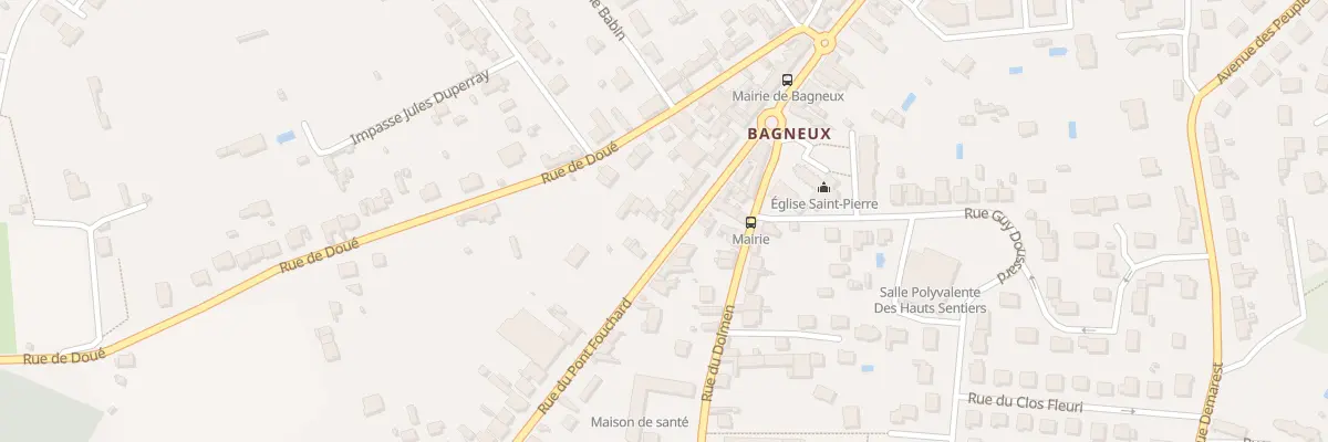 Plan du 130B Rue du Pont Fouchard à Saumur
