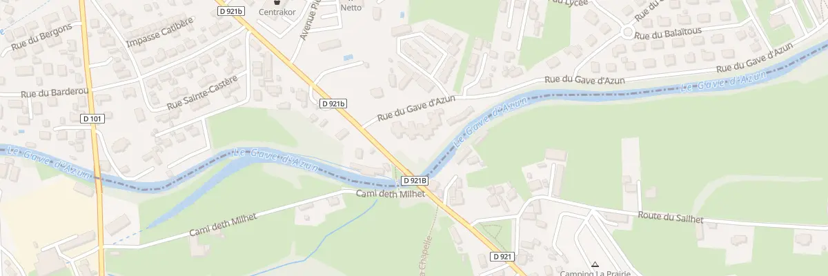 Plan du 2 Rue du Gave d’Azun à Argelès-Gazost
