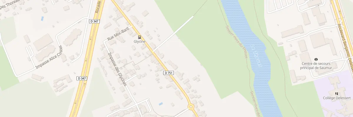 Plan du 19 Rue René Mabileau à Saumur