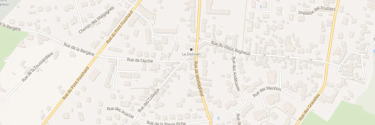Plan du 1 Rue des Coteaux à Saumur