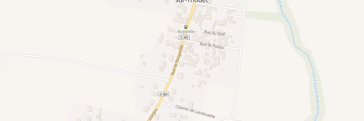Plan du 457 Rue de Rougeville à Artannes-sur-Thouet
