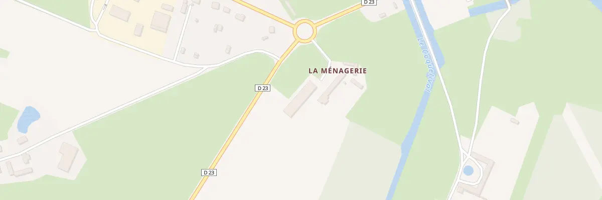 Plan du 1 La Menagerie à Malicorne-sur-Sarthe
