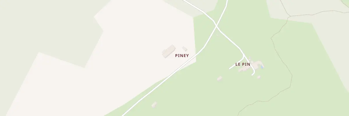 Plan du 1 Piney à Blasimon