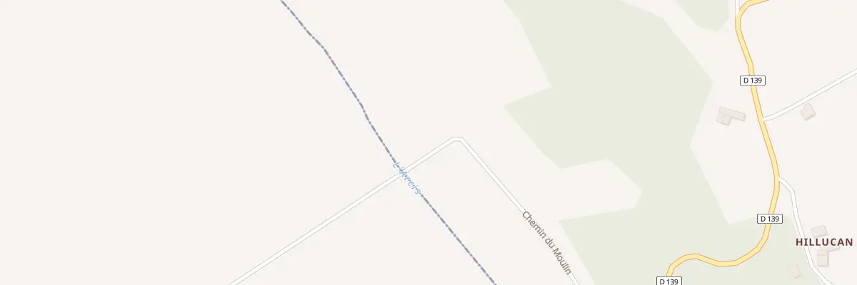 Plan du 1 Che du Moulin à Lasserre