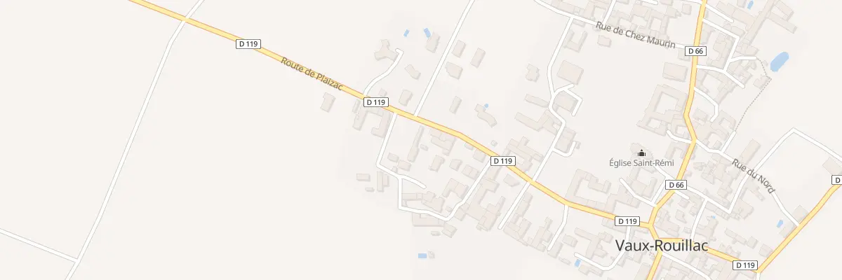 Plan du 5017 Le Bourg à Vaux-Rouillac