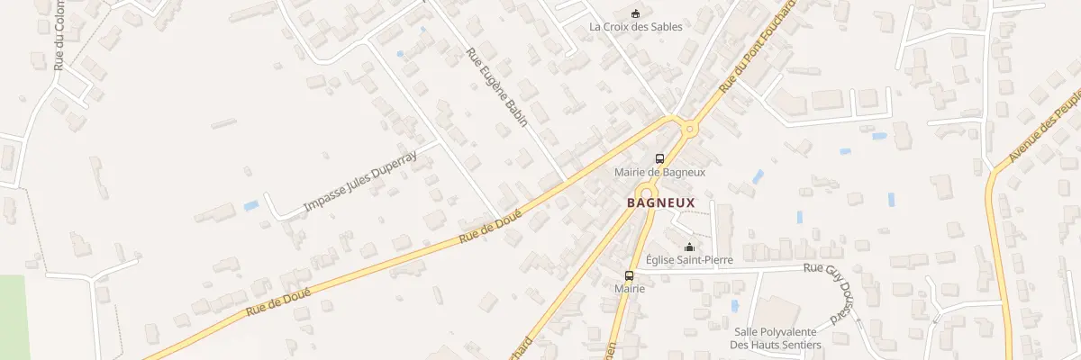 Plan du 118 Rue de Doué à Saumur
