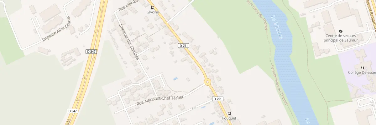 Plan du 34 Rue René Mabileau à Saumur