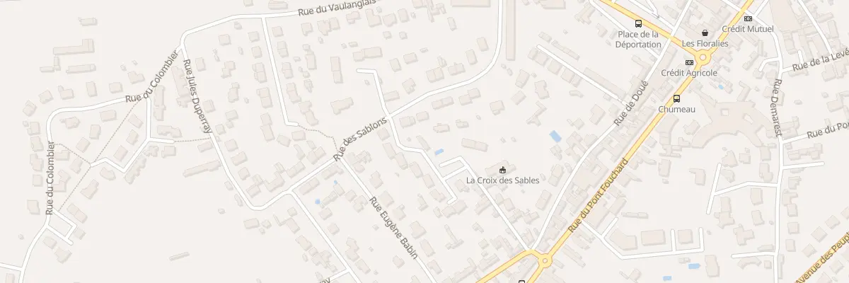 Plan du 30 Rue de la Croix des Sables à Saumur