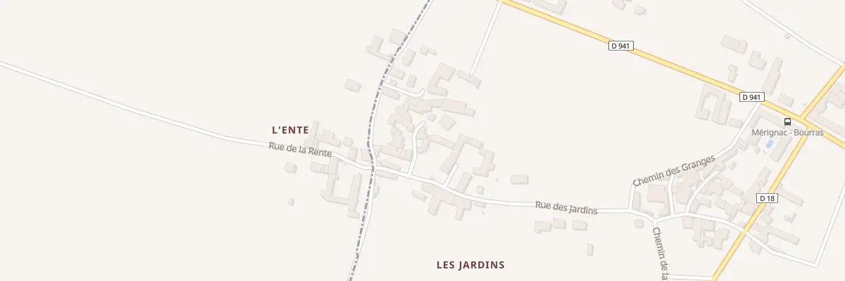 Plan du 3 Imp du Midi à Mérignac