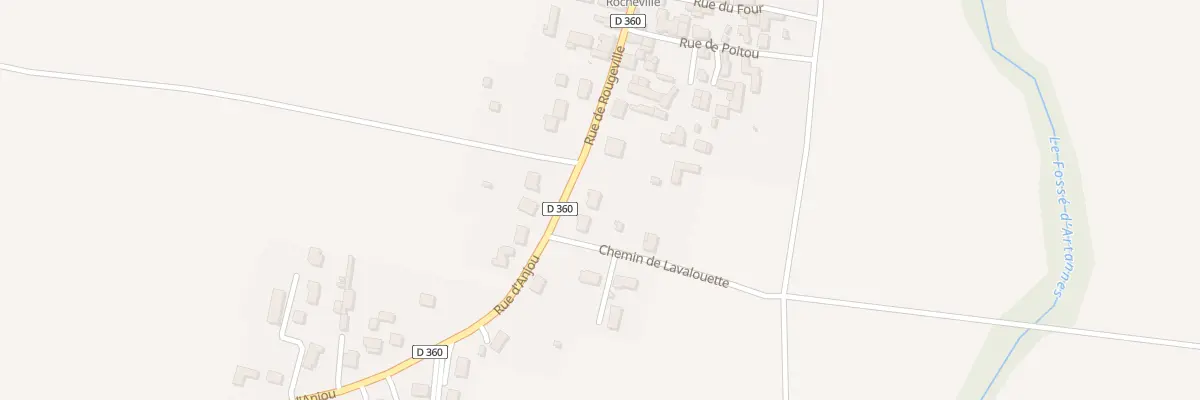 Plan du 25 Rue d’Anjou à Artannes-sur-Thouet
