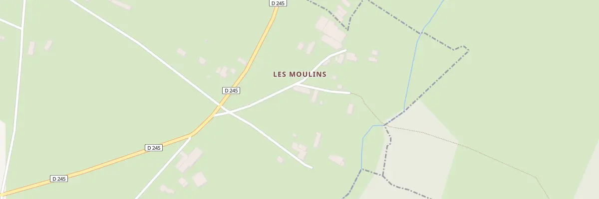 Plan du 6 Les Moulins à Nécy