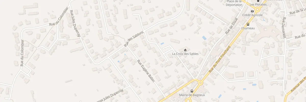 Plan du 21 Rue de la Croix des Sables à Saumur