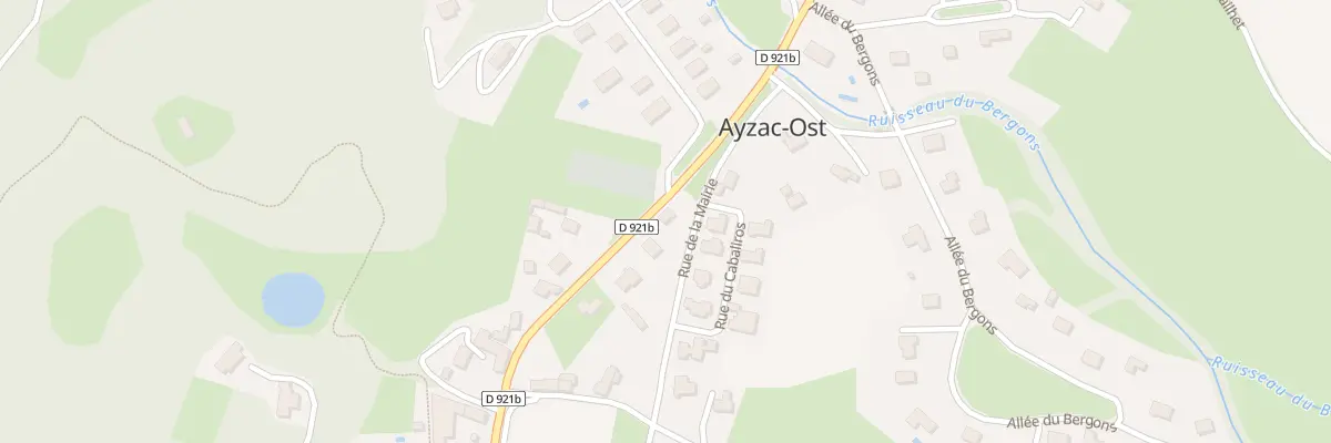 Plan du 2 Rue de la Mairie à Ayzac-Ost
