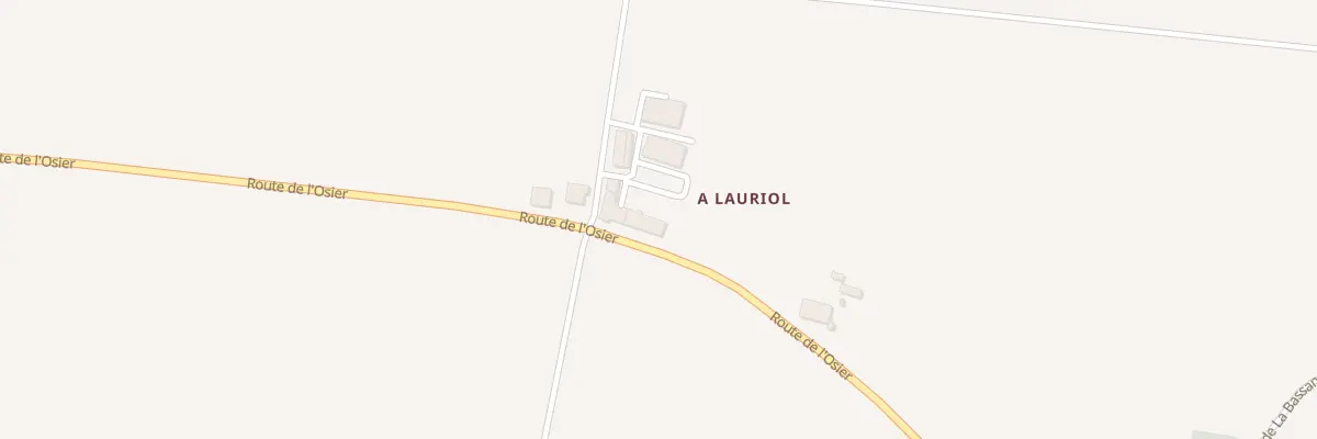 Plan du 42 A Lauriol à Bassanne