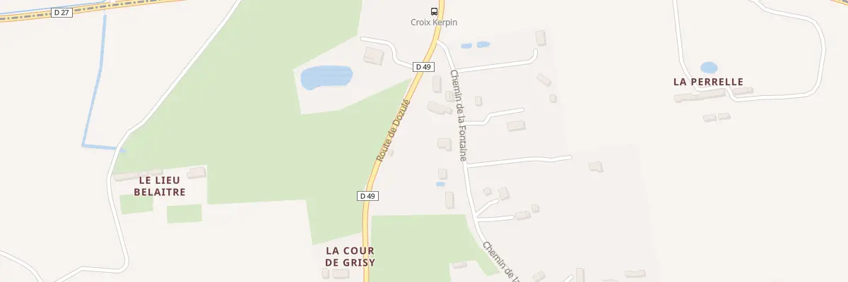 Plan du 5059 Le Pt Lieu des Brocs à Brucourt
