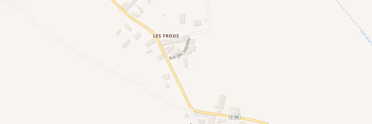 Plan du 5204 Rue des Sablieres Les Ferroux à Couture-d’Argenson