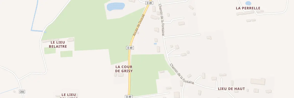 Plan du 170 Che de la Fontaine à Brucourt